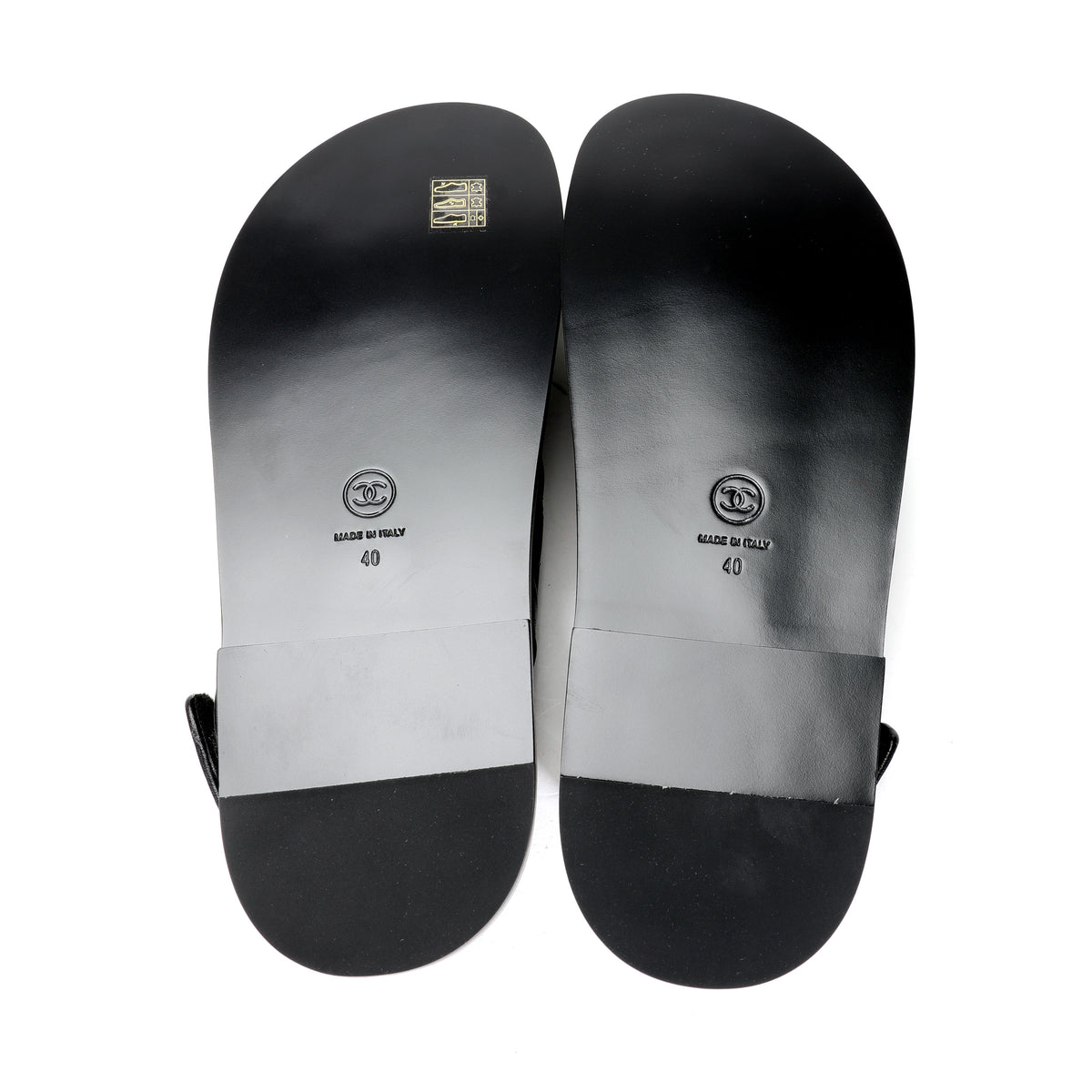 Chanel Leather Velcro Sandal (40 EUR)