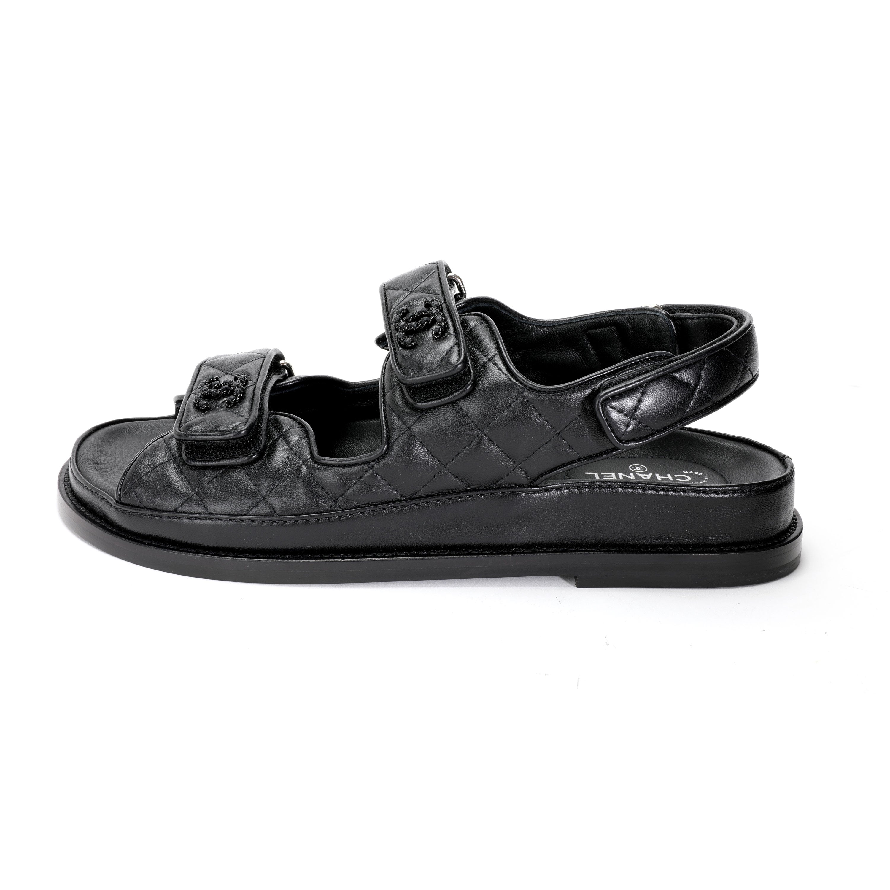 Chanel Leather Velcro Sandal (40 EUR), myGemma, JP