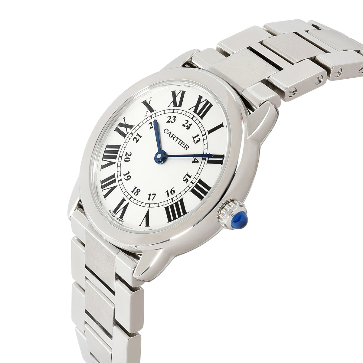 Cartier Ronde Solo W6701004 Womens Watch in  Stainless Steel