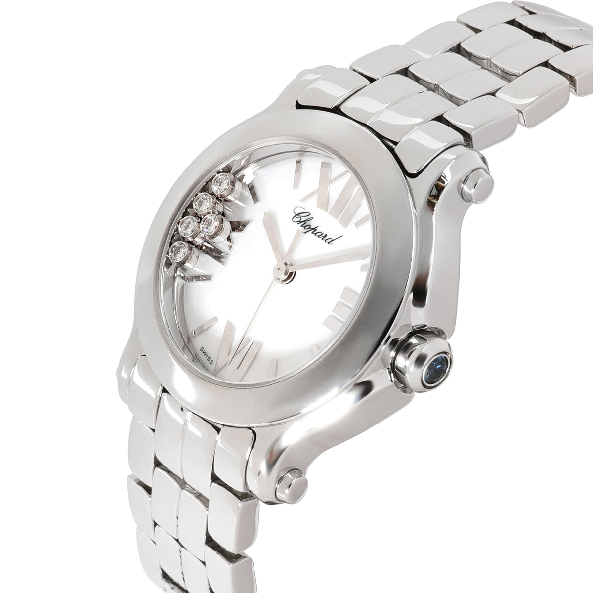 Chopard Happy Sport 278509-3002 Womens Watch in  Stainless Steel