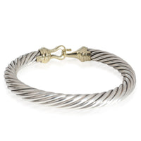 David Yurman Cable Bracelet in 14K Yellow Gold/Sterling Silver