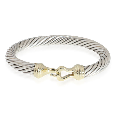 David Yurman Cable Bracelet in 14K Yellow Gold/Sterling Silver