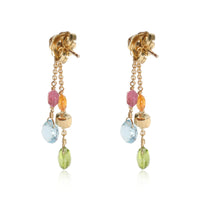 Marco Bicego Paradise Mix Gemstone Earrings in 18kt Yellow Gold