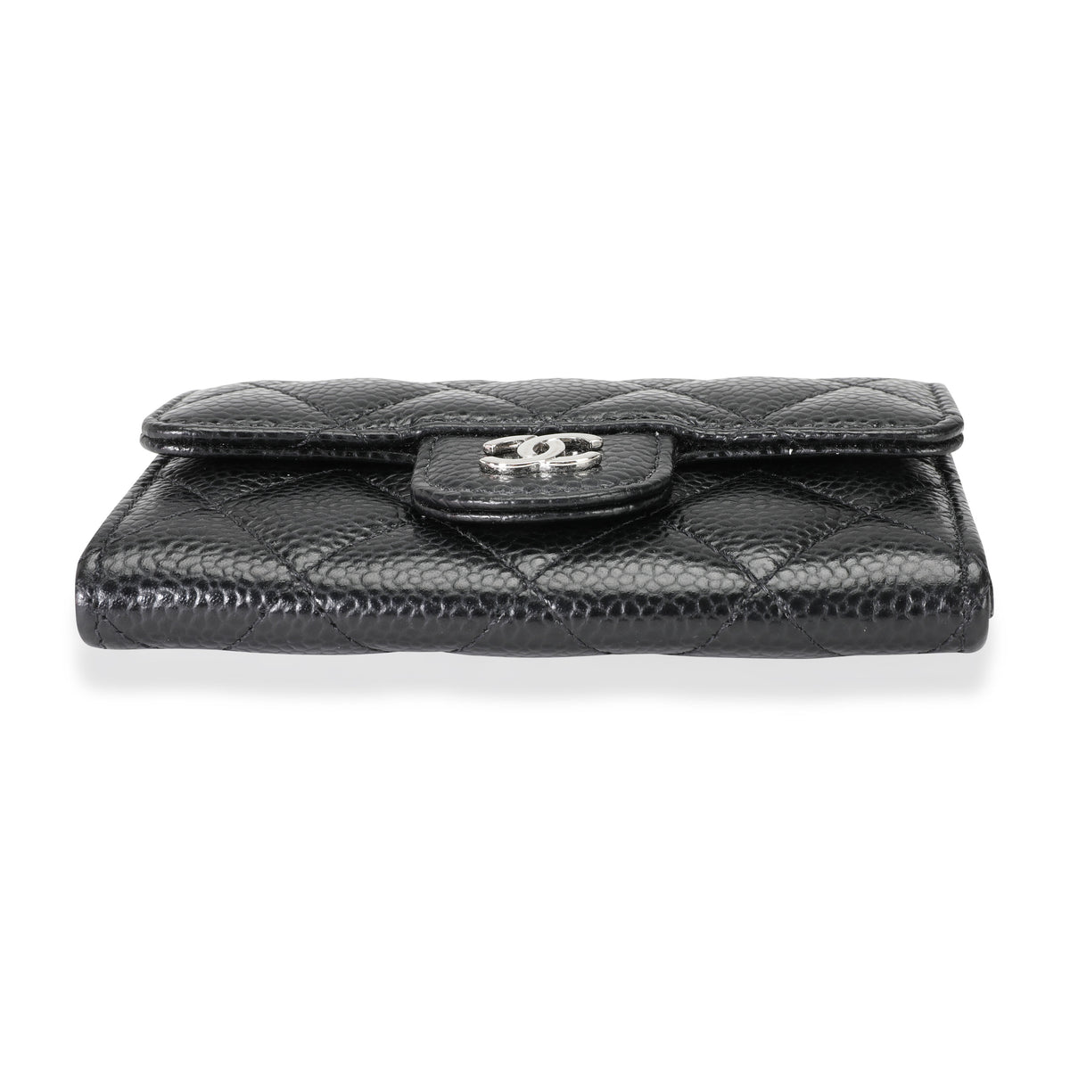 Chanel Classic Card Holder AP0214 Black in Grained Calfskin