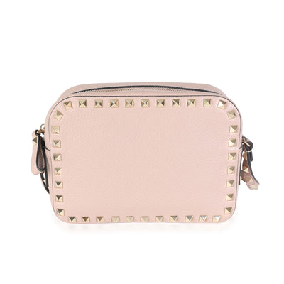 Valentino Poudre Grainy Calfskin Small Rockstud Crossbody Bag