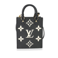 Louis Vuitton Petit Sac Plat Crossbody Black Monogram Empreinte