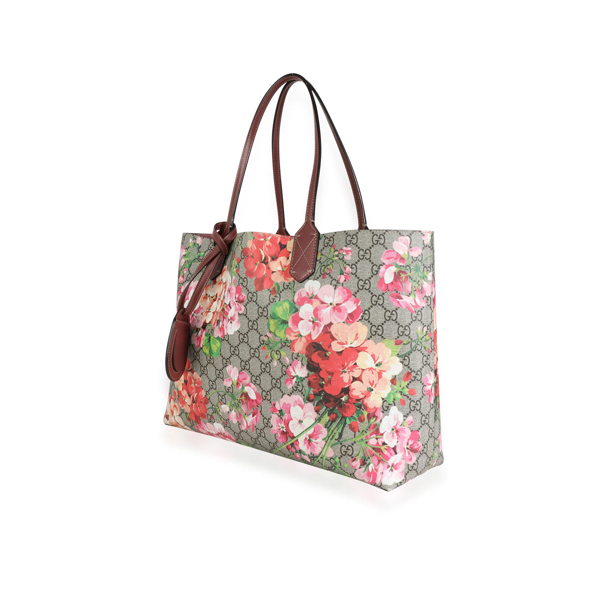 Gucci floral reversible clearance tote