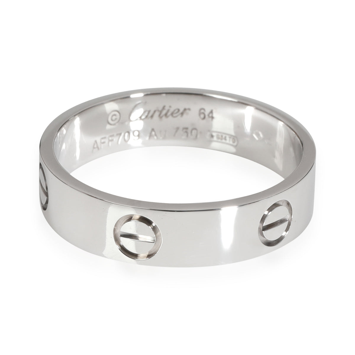 Cartier Love Ring in 18kt White Gold