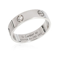 Cartier Love Ring in 18kt White Gold