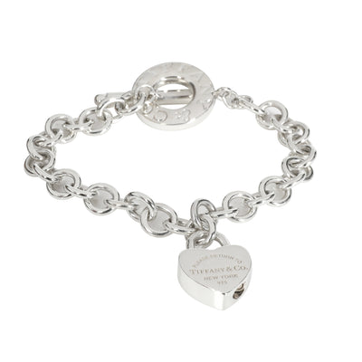 Tiffany & Co. Toggle Lovelock Charm Bracelet in Sterling Silver