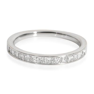 Blue Nile Channel Set Diamond Wedding Band, 14K White Gold 0.49 Ctw