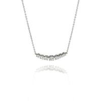 Tiffany & Co. East-West Pendant in Platinum 0.37 CTW