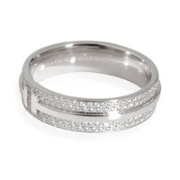 Tiffany & Co. T Diamond Band in 18kt White Gold 0.57 CTW