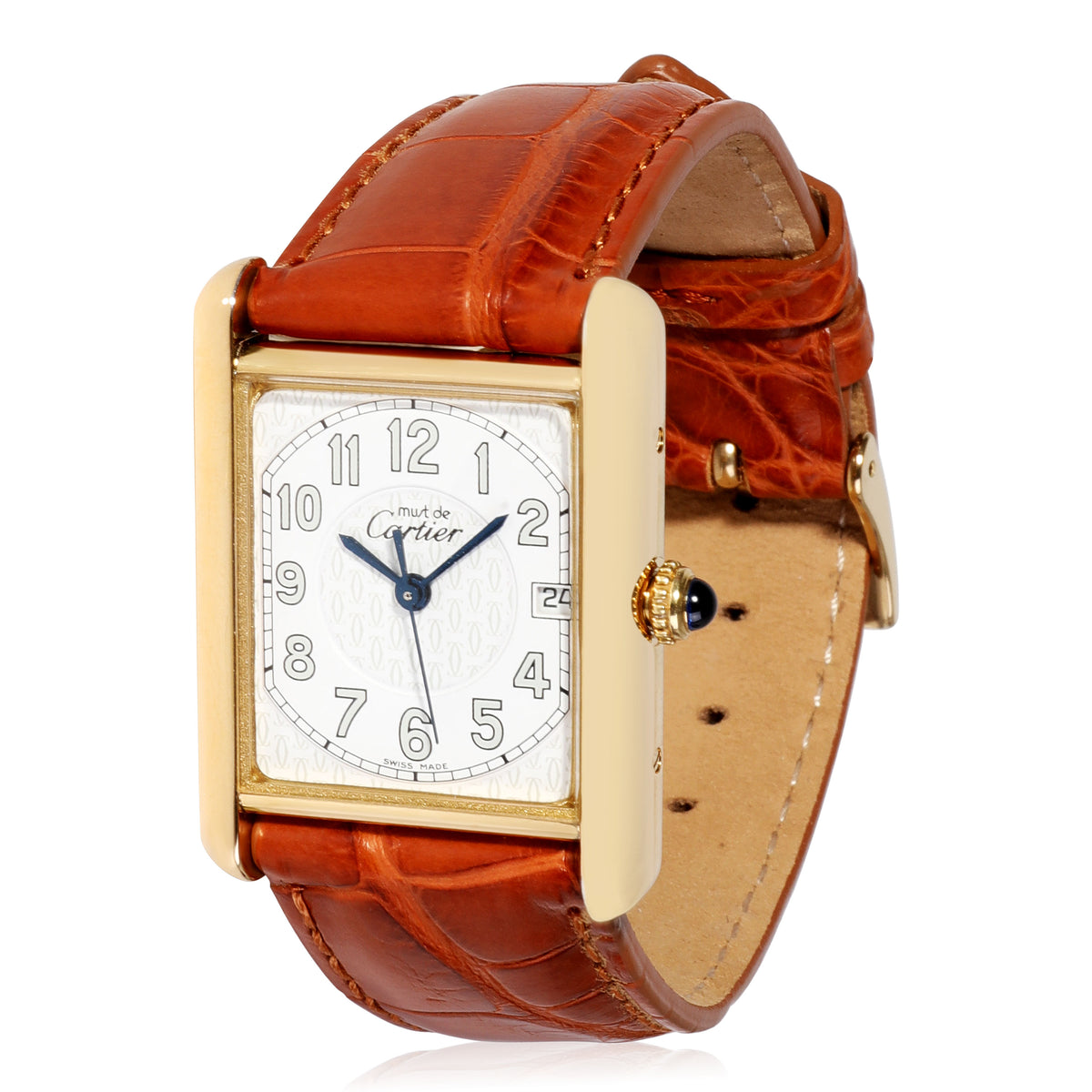 Cartier Tank 2413 Womens Watch in  Vermeil