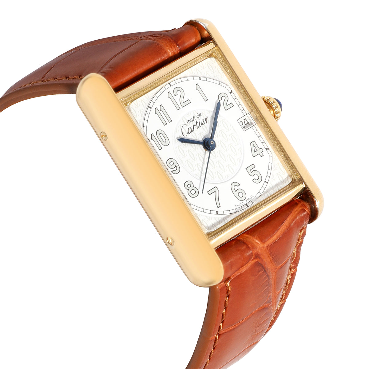 Cartier Tank 2413 Womens Watch in  Vermeil