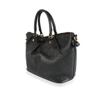 Louis Vuitton Black Monogram Empreinte Mazarine MM