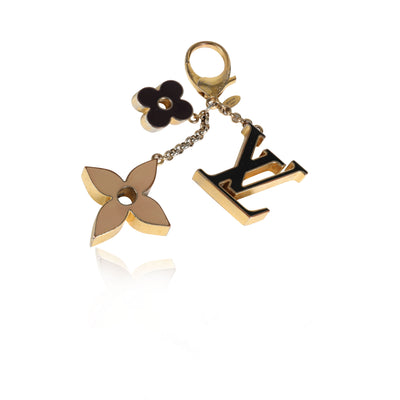 Louis Vuitton Gold Fleur de Monogram Bag Charm