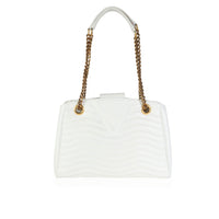 Louis Vuitton White Calfskin New Wave Chain Tote