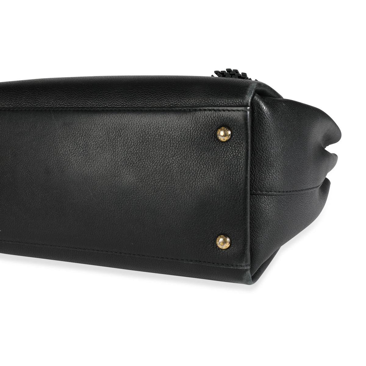 Louis Vuitton Black Calfskin Lockmeto Bag