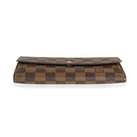 Louis Vuitton Damier Ebene Canvas Sarah Wallet