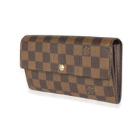 Louis Vuitton Damier Ebene Canvas Sarah Wallet