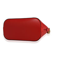 Louis Vuitton Rouge Epi Leather Alma Mini