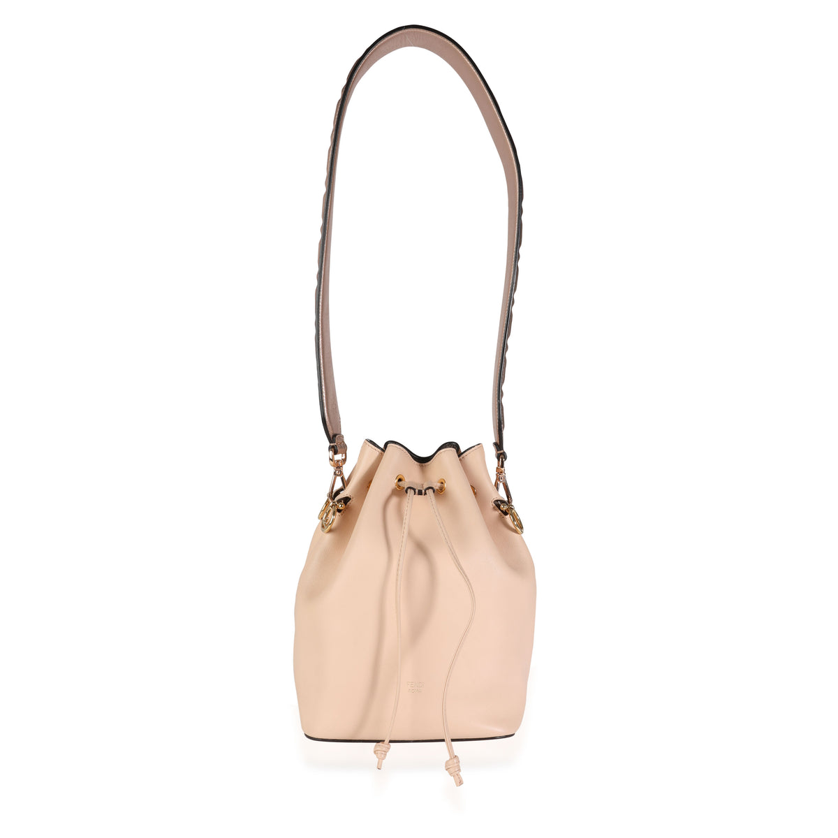 Fendi Poudre Leather Mon Tresor Bucket Bag