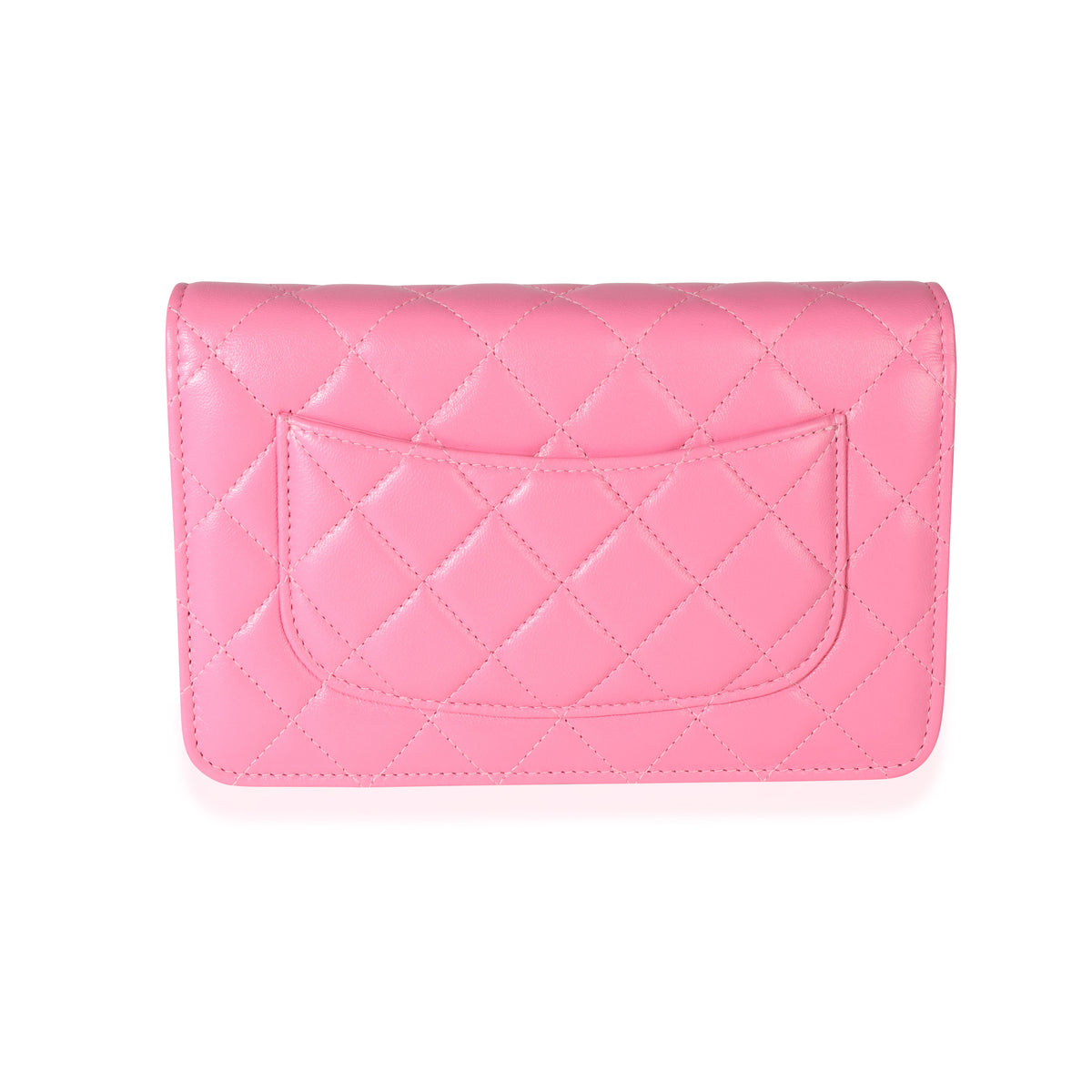 Chanel Pink Quilted Lambskin Pearl Crush Wallet on Chain, myGemma