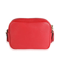 Gucci Tabasco Red Grained Calfskin Soho Disco Bag