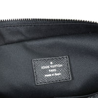 Louis Vuitton Black Taiga Leather Alex Messenger PM
