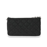 Prada Nero Tessuto Impuntu Bandoliera Convertible Crossbody