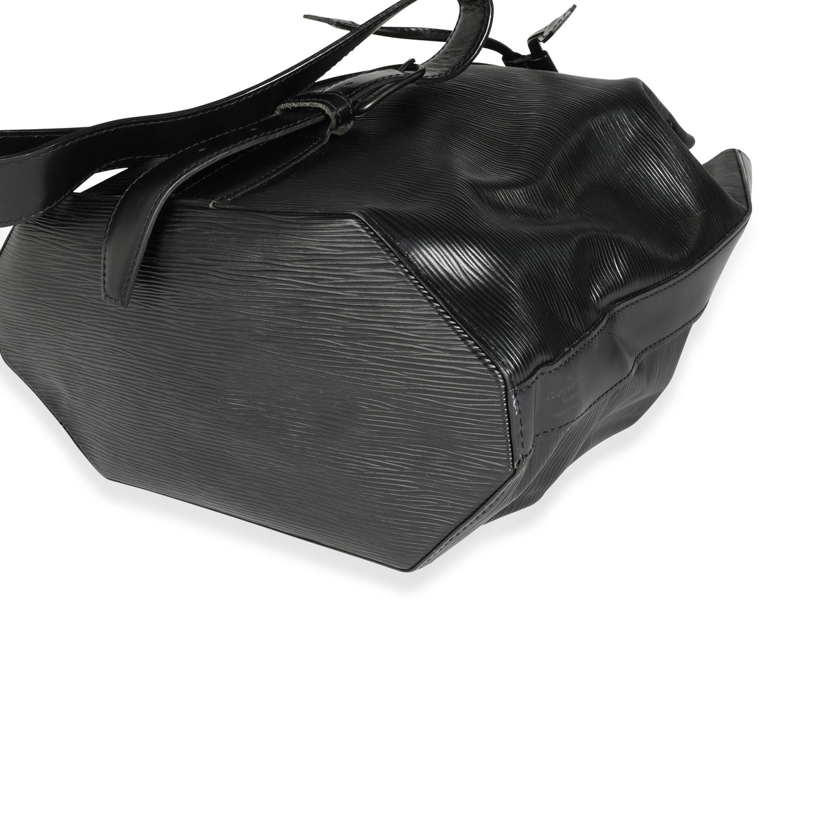 Louis Vuitton Vintage Black Epi Leather Sac a Dos Drawstring Sling Backpack, myGemma