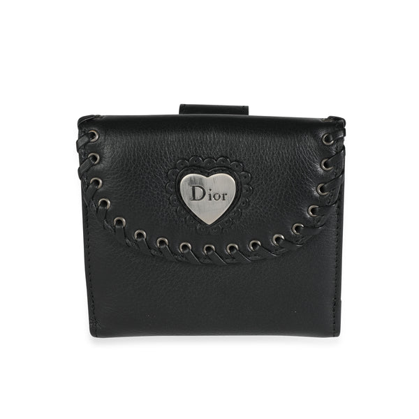 Dior Wallets Small accessories Black Dark grey Leather ref.425808 - Joli  Closet