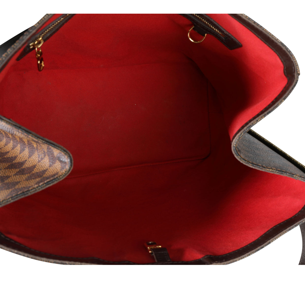 Louis Vuitton Damier Ebene Cabas Rivington Shoulder Bag GM