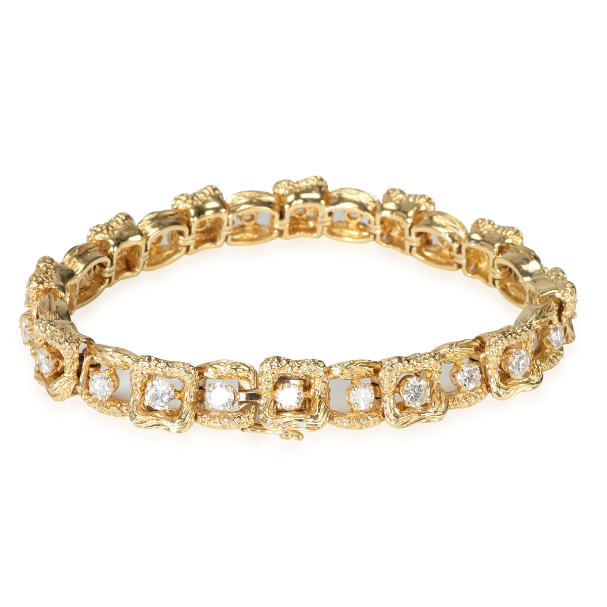 Tiffany & Co. Vintage Diamond Bracelet in 18K Yellow Gold 4/1 Ctw