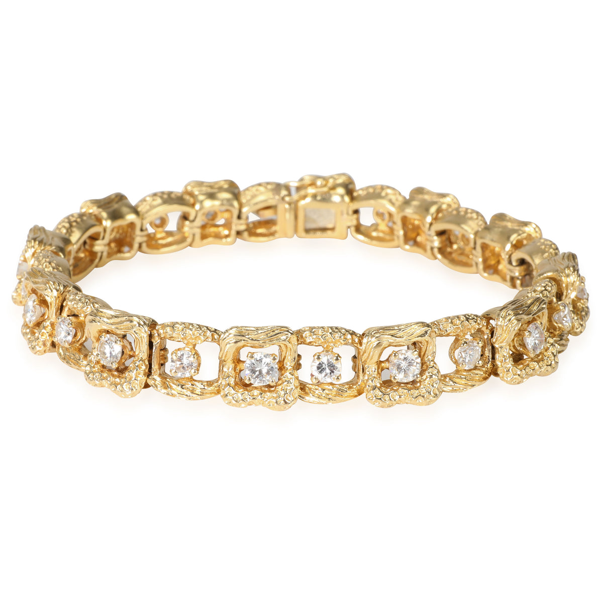 Tiffany & Co. Vintage Diamond Bracelet in 18K Yellow Gold 4/1 Ctw