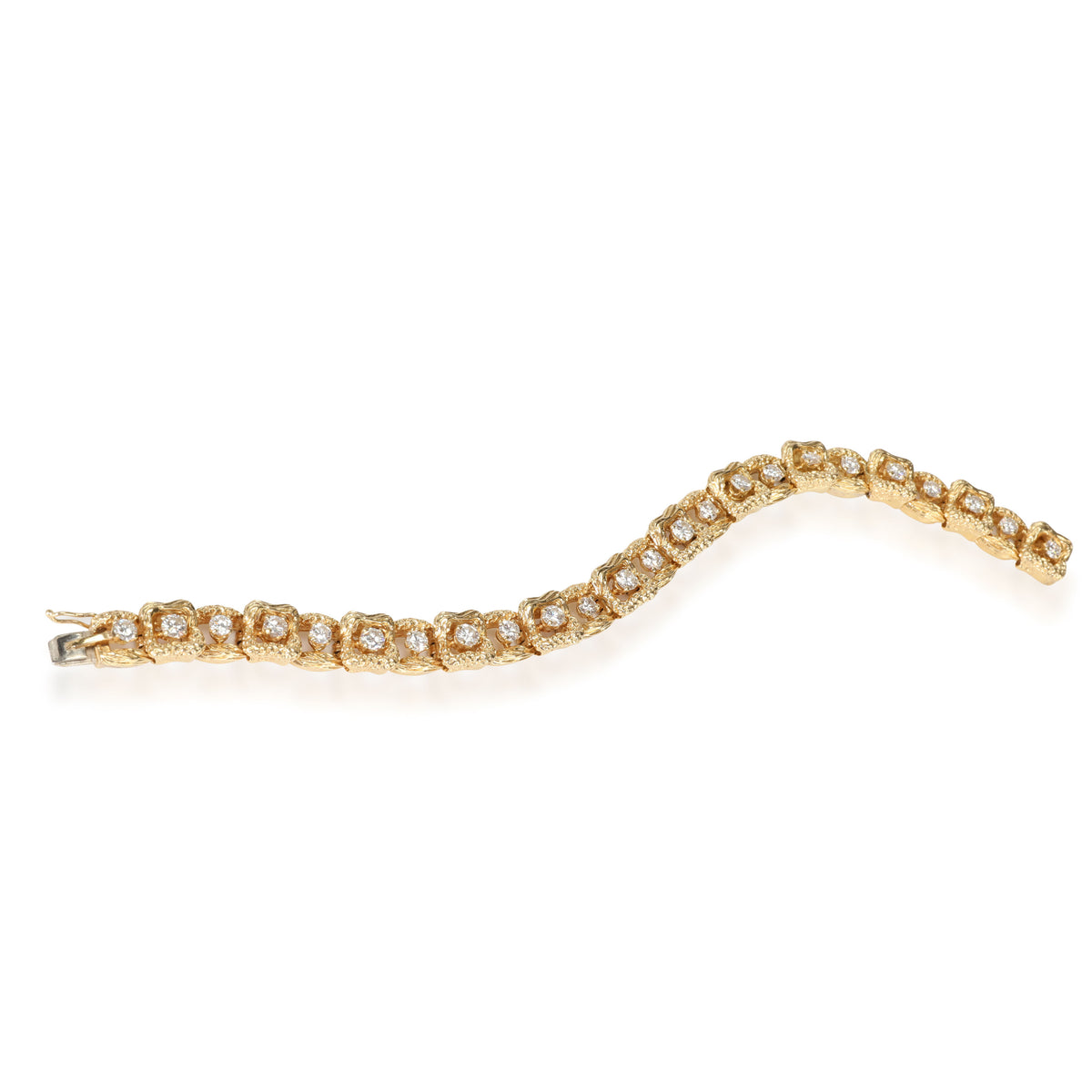 Tiffany & Co. Vintage Diamond Bracelet in 18K Yellow Gold 4/1 Ctw