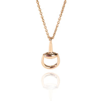 Gucci Horsebit Pendant in 18kt Rose Gold