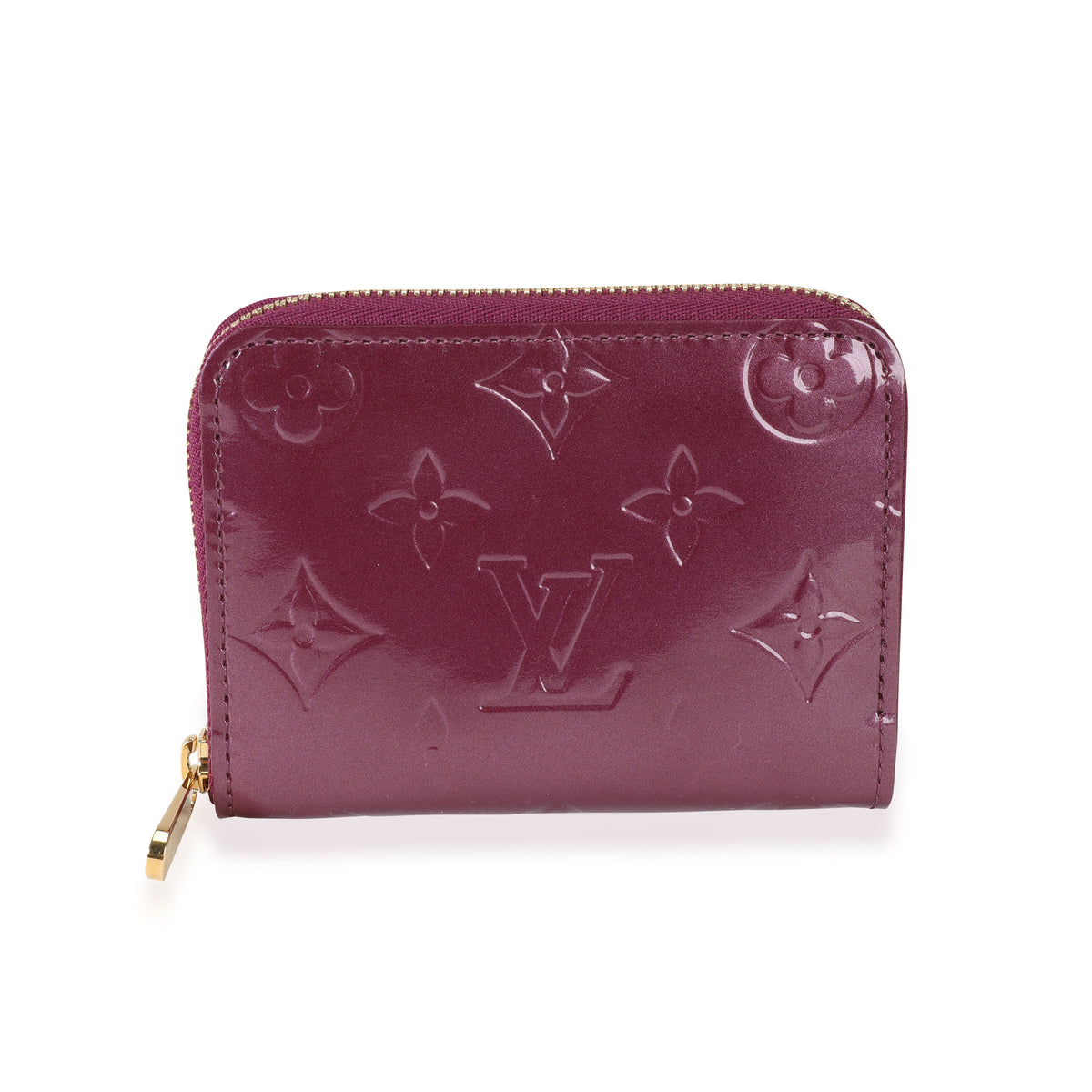 Louis Vuitton Purple Monogram Vernis Zippy Wallet Louis Vuitton