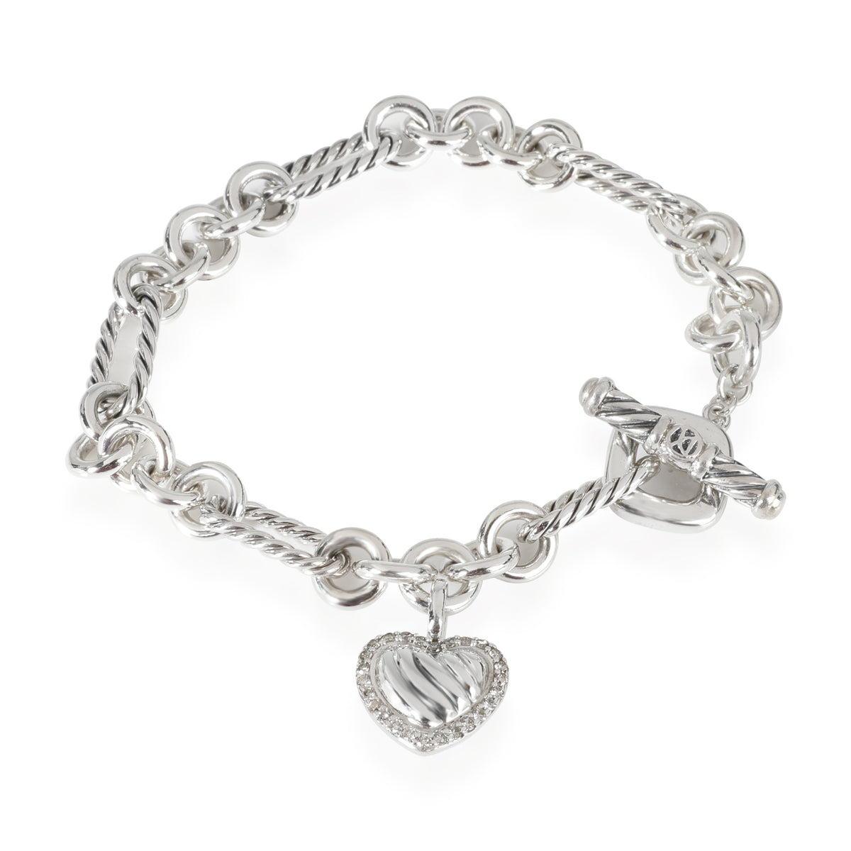 David yurman clearance diamond heart bracelet