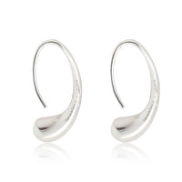 Tiffany & Co. Elsa Peretti Eelongated Teardrop Earrings in Sterling Silver