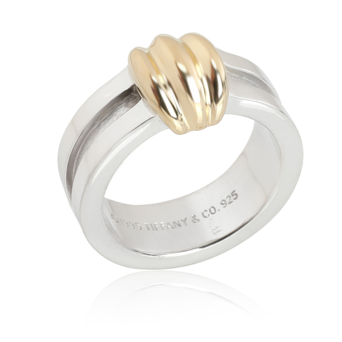 Tiffany & Co. Band in 18K Yellow Gold/Sterling Silver