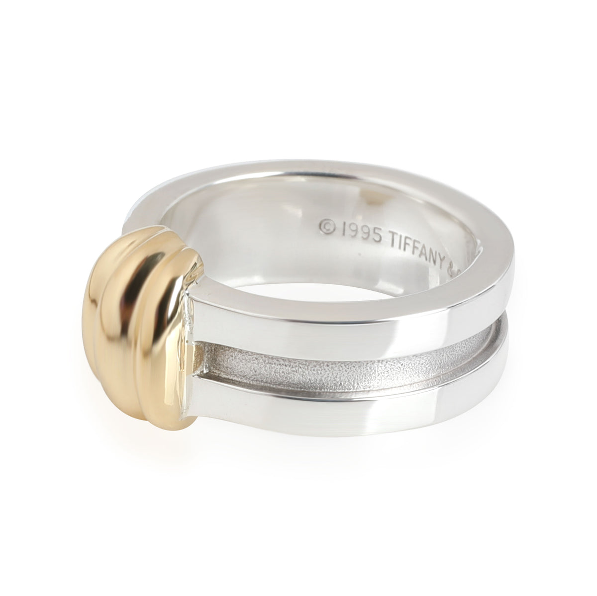 Tiffany & Co. Band in 18K Yellow Gold/Sterling Silver