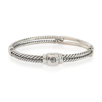 David Yurman Labyrinth Diamond Bracelet in Sterling Silver 0.5 CTW