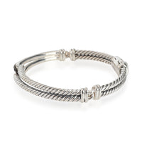 David Yurman Labyrinth Diamond Bracelet in Sterling Silver 0.5 CTW