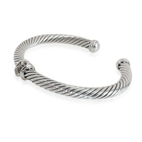 David Yurman Renaissance Diamond Cuff in 925 Sterling Silver 0.01 CTW