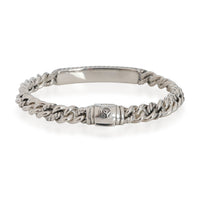 David Yurman Diamond Petite Pave ID Bracelet in  Sterling Silver 0.6 CTW