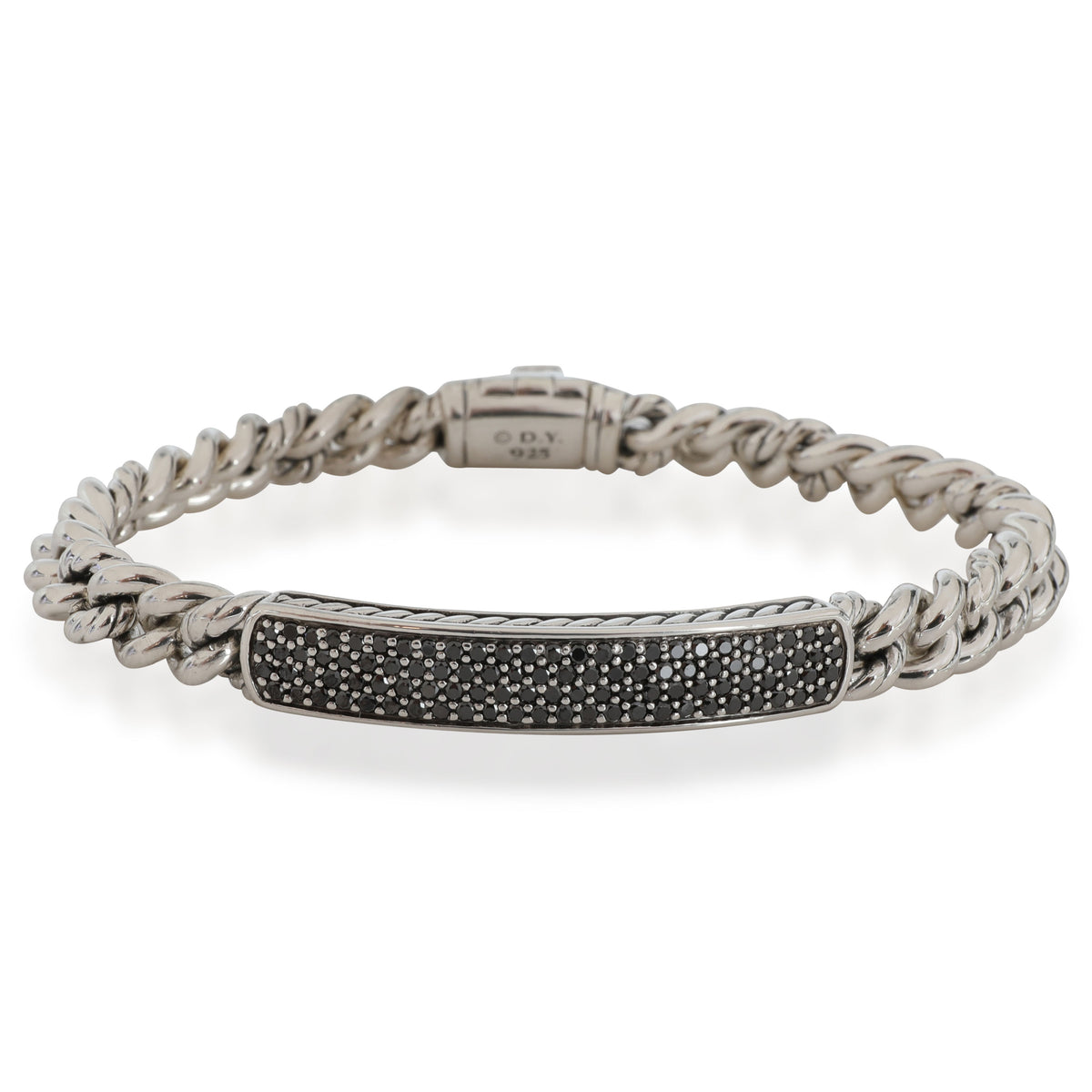 David yurman diamond id bracelet Clearance