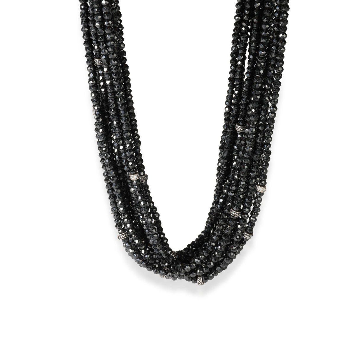 David Yurman Spinel Fashion Necklace in Sterling Silver