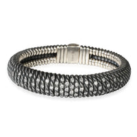 David Yurman Diamond Bangle in Sterling Silver 1.25 CTW